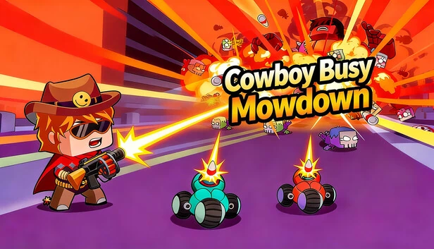 牛仔很忙：割草机（Cowboy Busy: Mowdown） 游戏封面