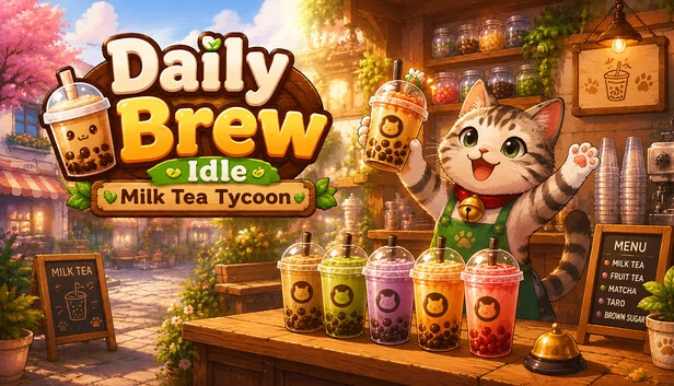 每日冲泡：奶茶大亨（Daily Brew Idle: Milk Tea Tycoon） 游戏封面