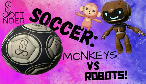 SonderSoft 足球:猴子大战机器人!(SonderSoft Soccer: Monkeys VS Robots!) 游戏封面