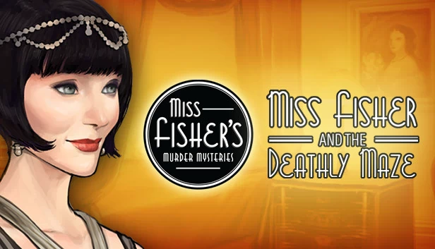 费雪小姐与致命迷宫（Miss Fisher and the Deathly Maze） 游戏封面