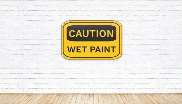 小心油漆未干（CAUTION WET PAINT） 游戏封面