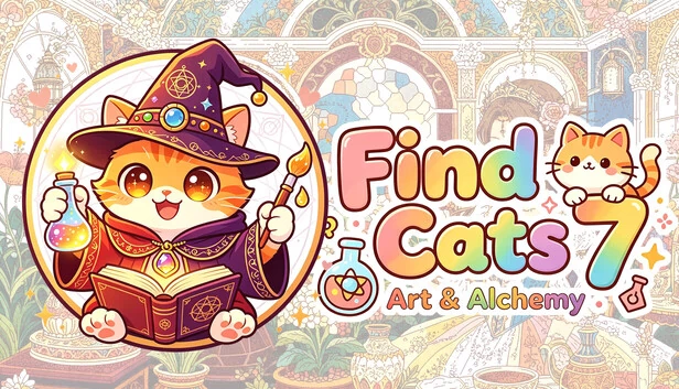 寻猫7：艺术与炼金术（Find Cats 7 Art & Alchemy） 游戏封面