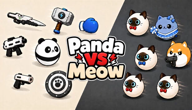熊猫大战喵星人(Panda vs Meow) 游戏封面