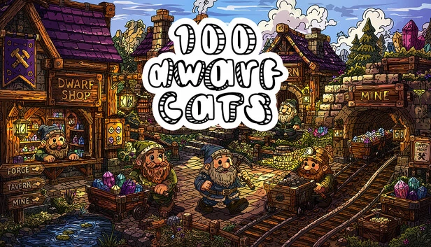100只矮人猫（100 Dwarf Cats） 游戏封面