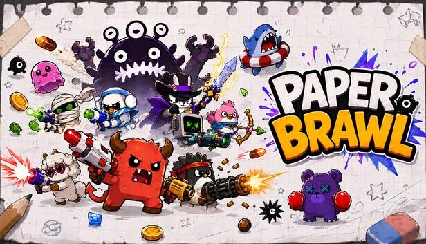 纸片大乱斗（Paper Brawl） 游戏封面