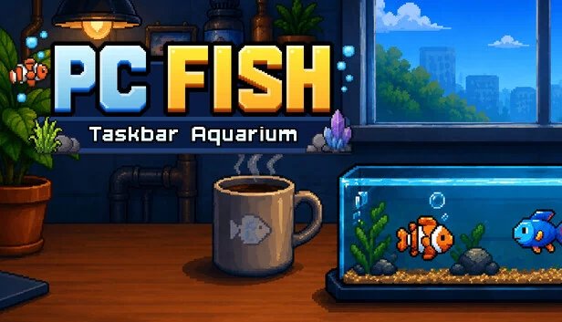 PC FISH：任务栏水族馆（PC FISH: Taskbar Aquarium） 游戏封面
