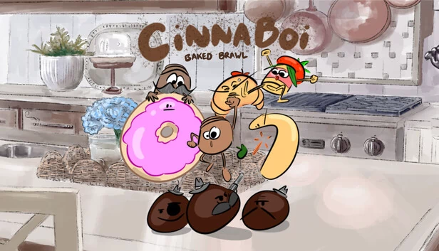 肉桂男孩烘焙大乱斗（Cinnaboi Baked Brawl） 游戏封面