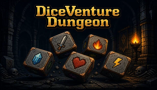 骰子冒险：地牢（DiceVenture Dungeon） 游戏封面