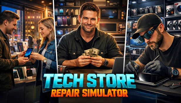 科技商店与维修模拟器（Tech Store & Repair Simulator） 游戏封面