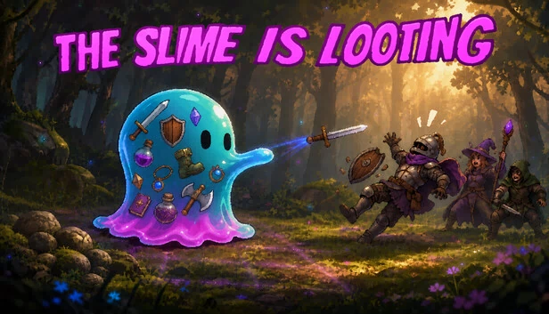 史莱姆正在搜刮（The Slime is Looting） 游戏封面