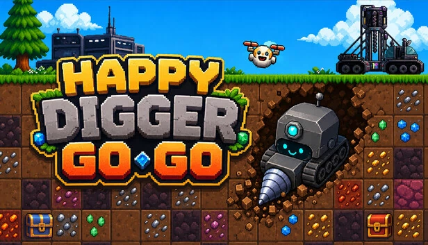 快乐挖掘者冲冲冲（Happy Digger Go-Go） 游戏封面