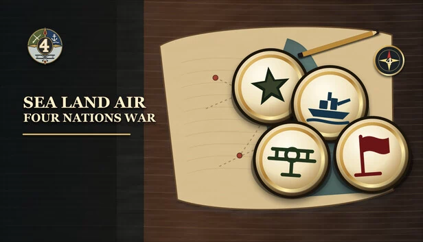 海陆空：四国战争（Sea Land Air: Four Nations War） 游戏封面