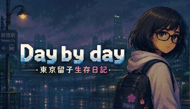 Day by Day：东京留子生存日记（Day by day：东京留子生存日记） 游戏封面