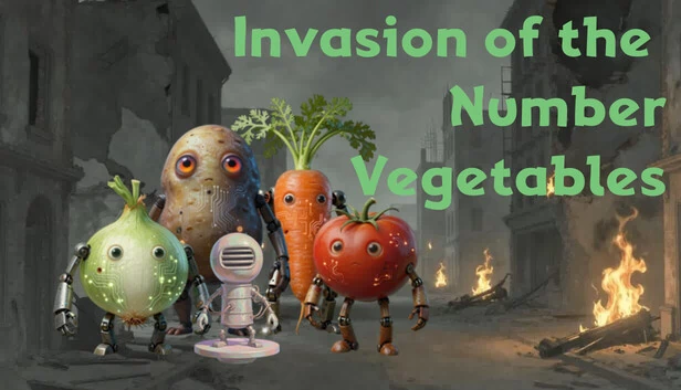数字蔬菜入侵（Invasion of the Number Vegetables） 游戏封面