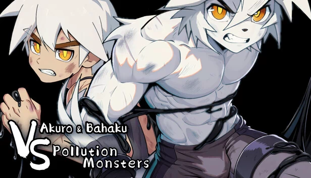 阿库罗与巴哈库 VS 污染怪兽（Akuro and Bahaku VS Pollution Monsters） 游戏封面