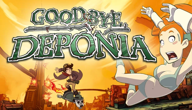 再见德波尼亚(Goodbye Deponia) 游戏封面