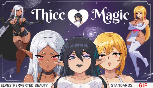 丰满魔法。精灵的变态审美标准.gif（Thicc Magic. Elves' Perverted Beauty Standards.gif） 游戏封面