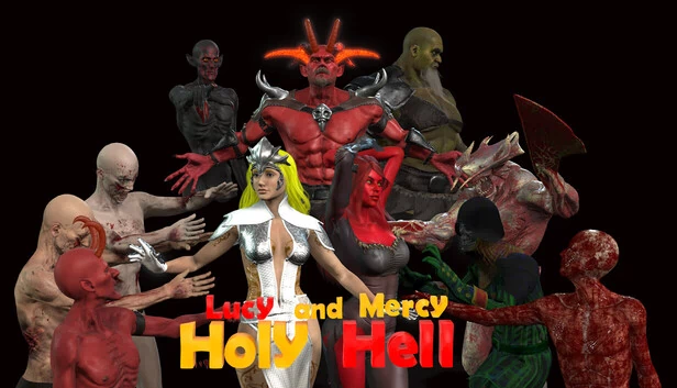 露西与默茜 - 神圣地狱（Lucy and Mercy- Holy Hell） 游戏封面