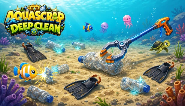 Aqua Scrap: Deep Clean 游戏封面