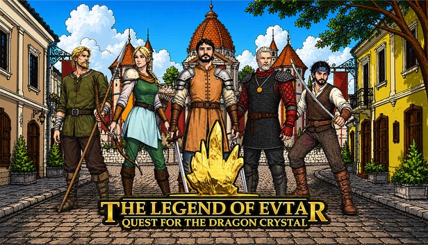 伊瓦特传奇：寻找龙晶（The Legend of Evtar: Quest for the Dragon Crystal） 游戏封面