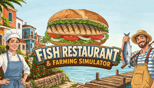 鱼类餐厅与农场模拟器(Fish Restaurant & Farming Simulator) 游戏封面