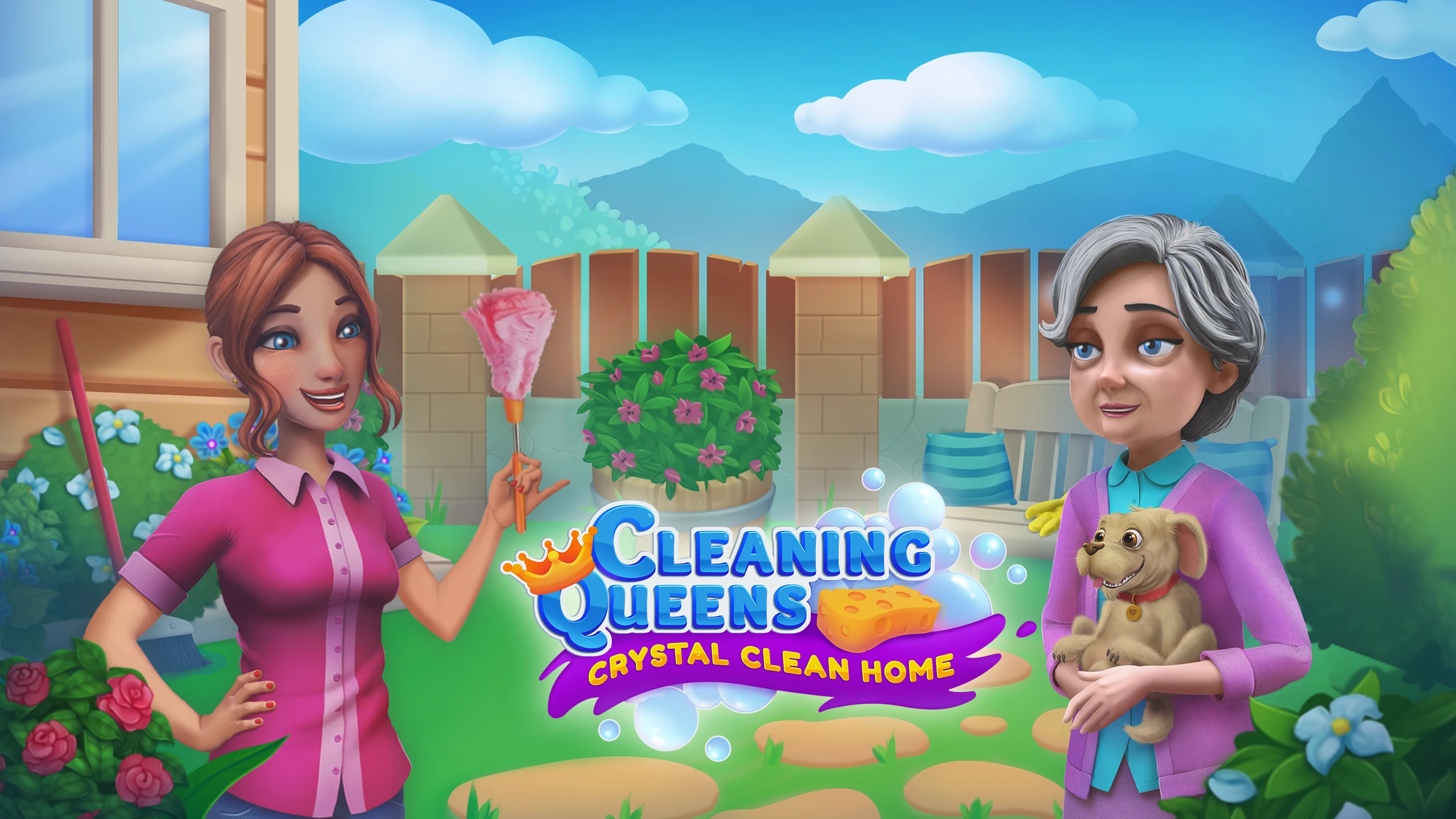 清洁女王：水晶洁净家园（Cleaning Queens: Crystal Clean Home） 游戏封面