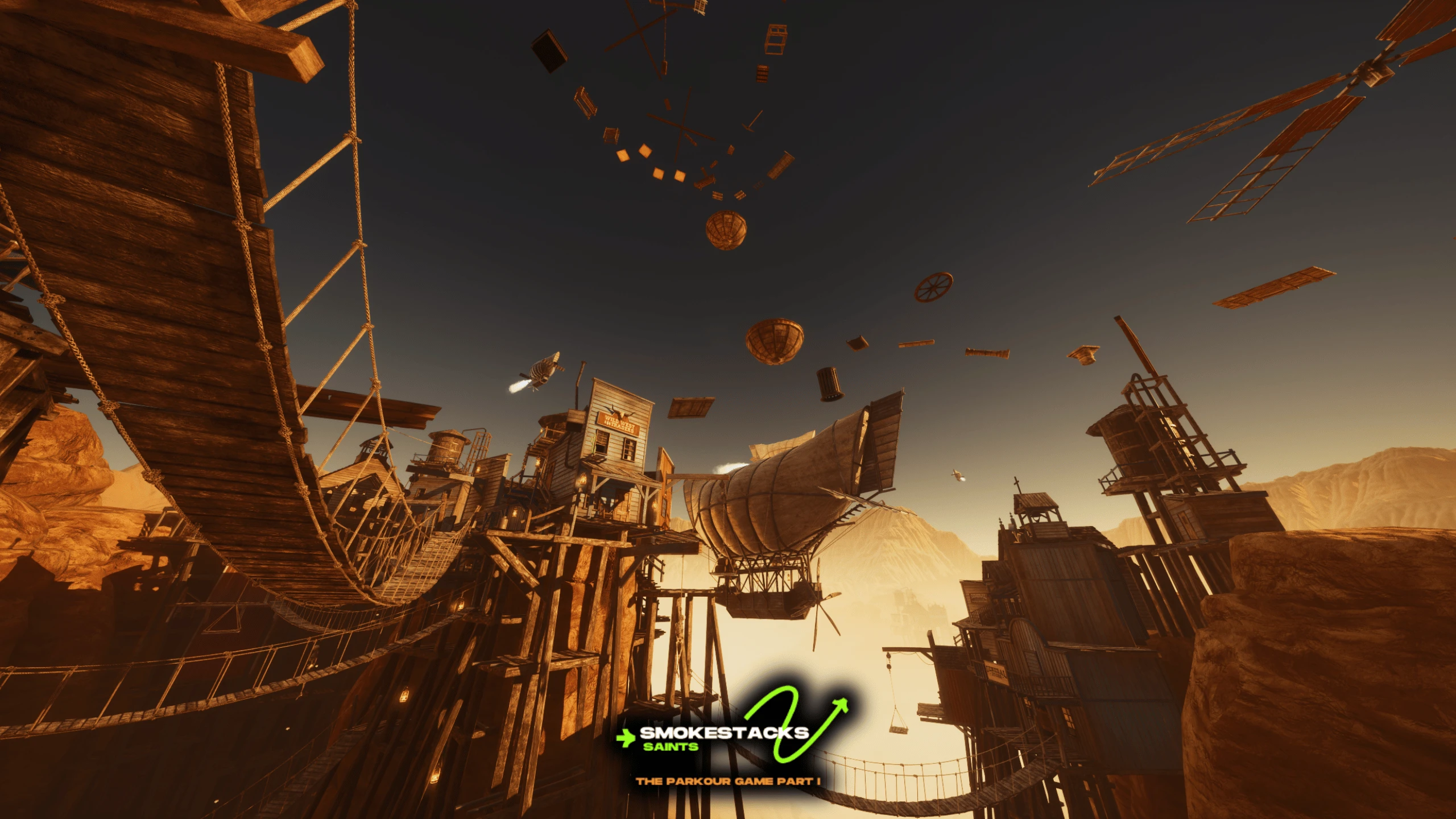 烟囱圣徒：跑酷游戏 第一部分（Smokestack Saints: The Parkour Game Part I） 游戏封面