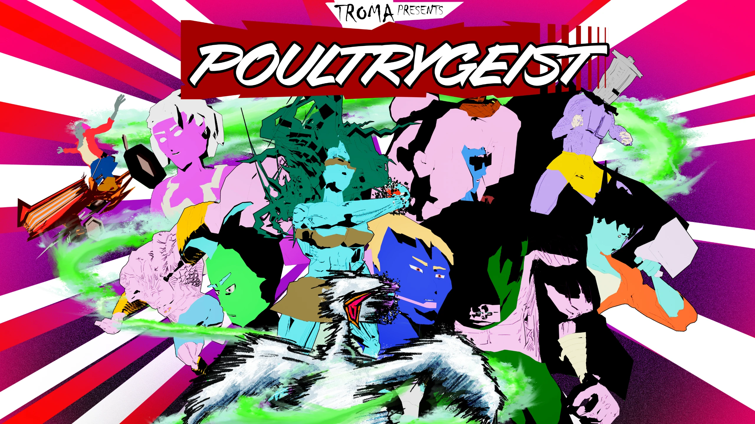 特罗马呈现：禽兽鬼（Troma Presents Poultrygeist） 游戏封面