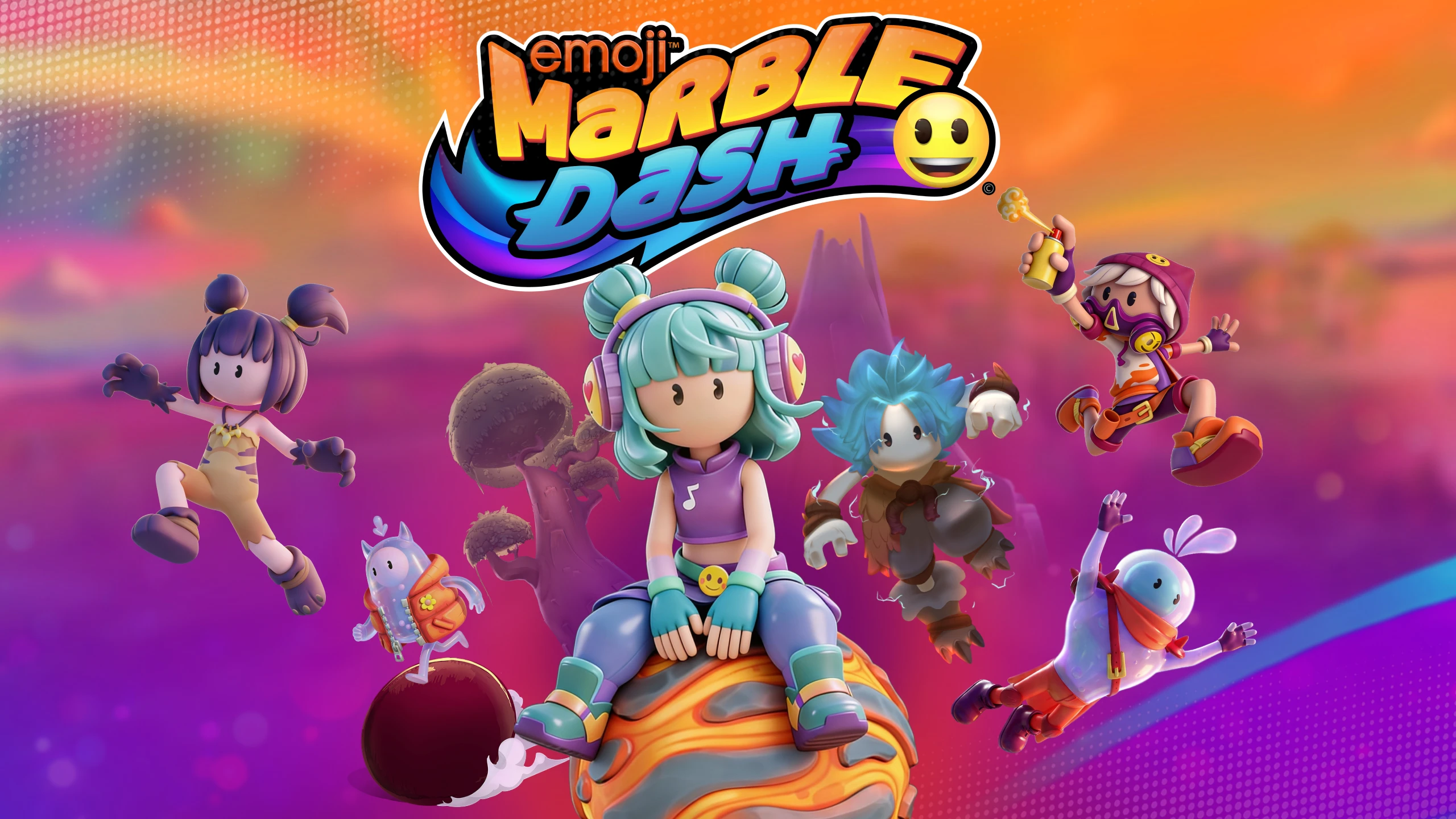 emoji™ 弹珠冲刺（emoji™ Marble Dash） 游戏封面