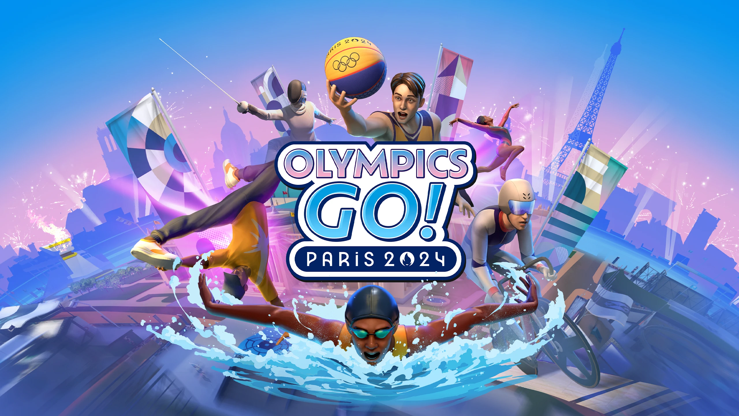 奥运向前冲！巴黎2024（Olympics Go! Paris 2024） 游戏封面