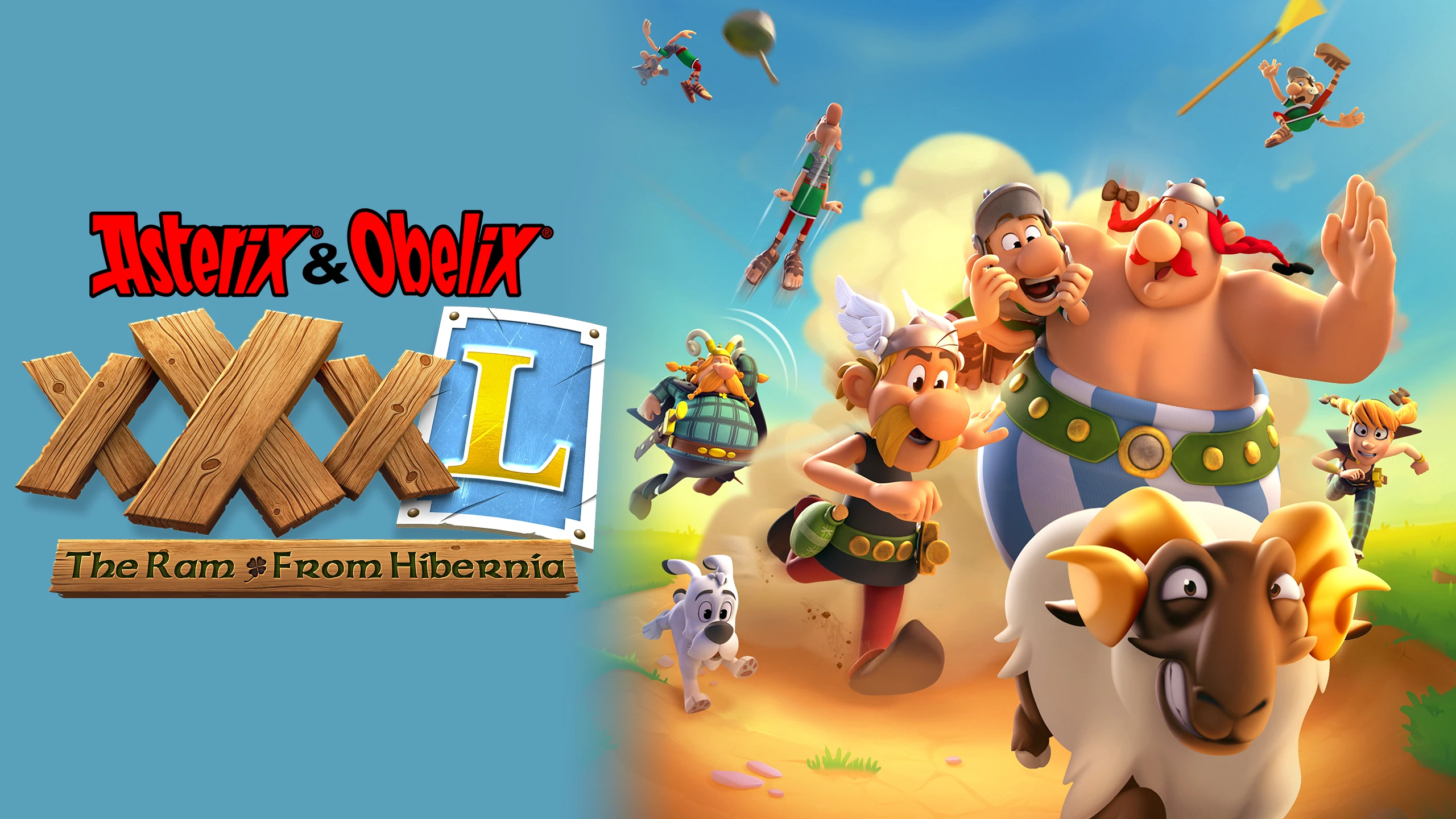 阿斯特里克斯与奥贝利克斯 XXXL - 希伯尼亚之羊（Asterix and Obelix XXXL - The Ram of Hibernia） 游戏封面