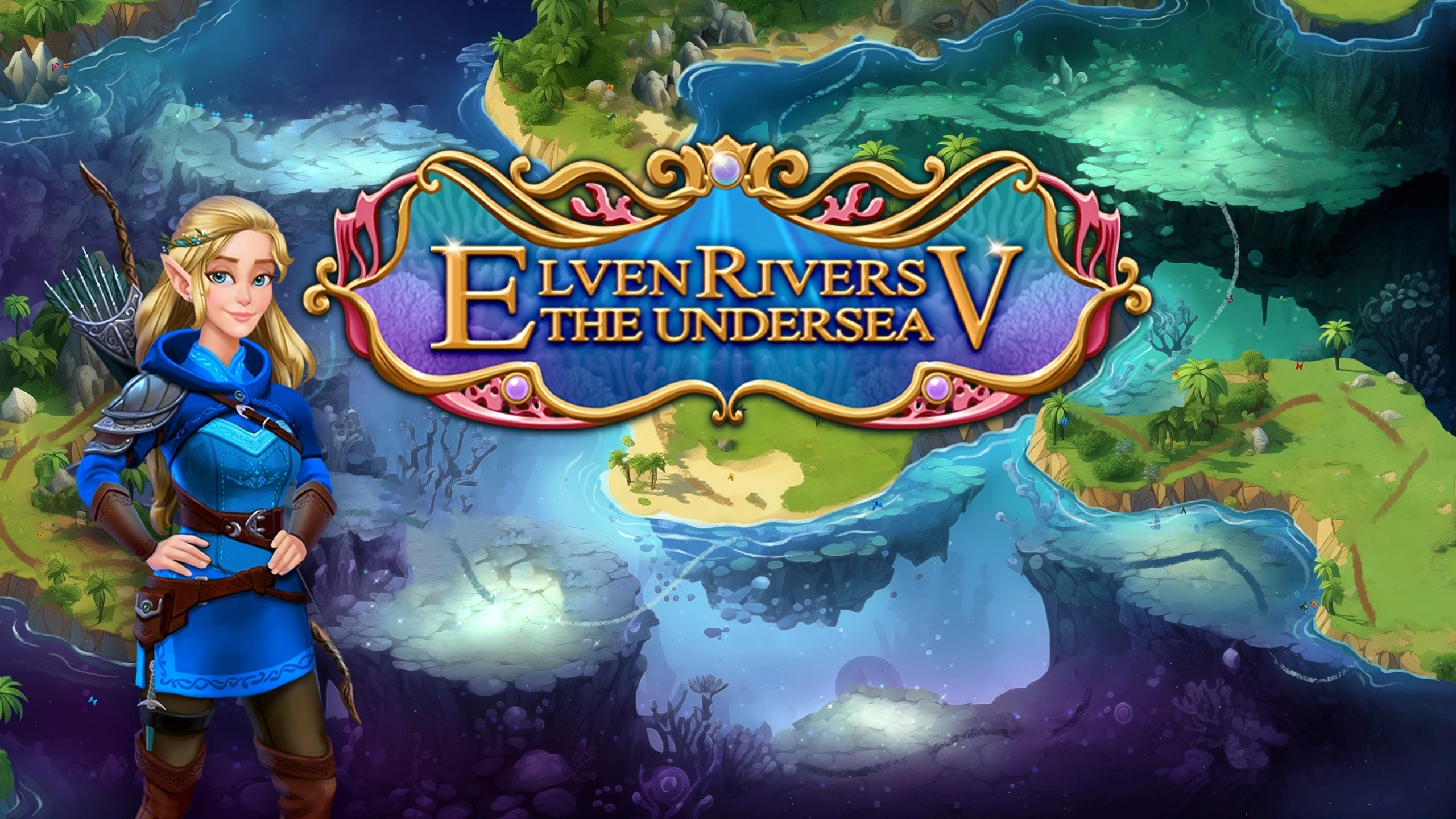 精灵河流5：海底（Elven Rivers 5: Under Sea） 游戏封面