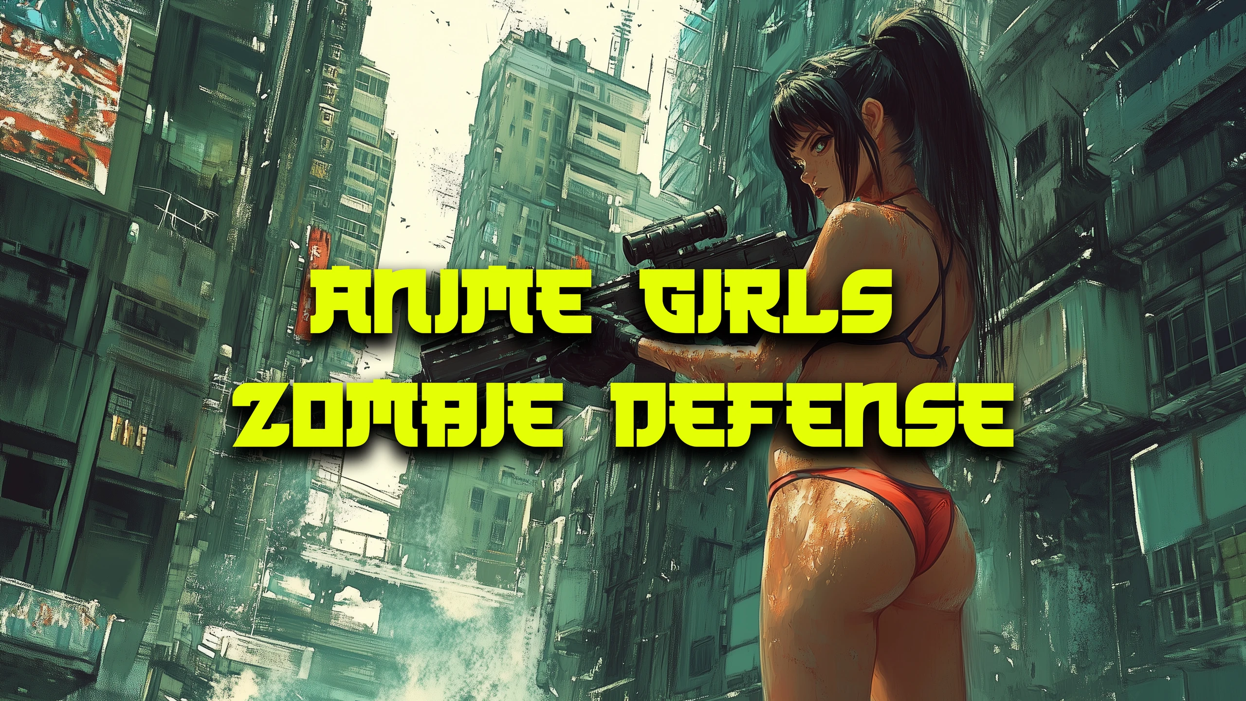 动漫少女僵尸防御（Anime Girls Zombie Defense） 游戏封面