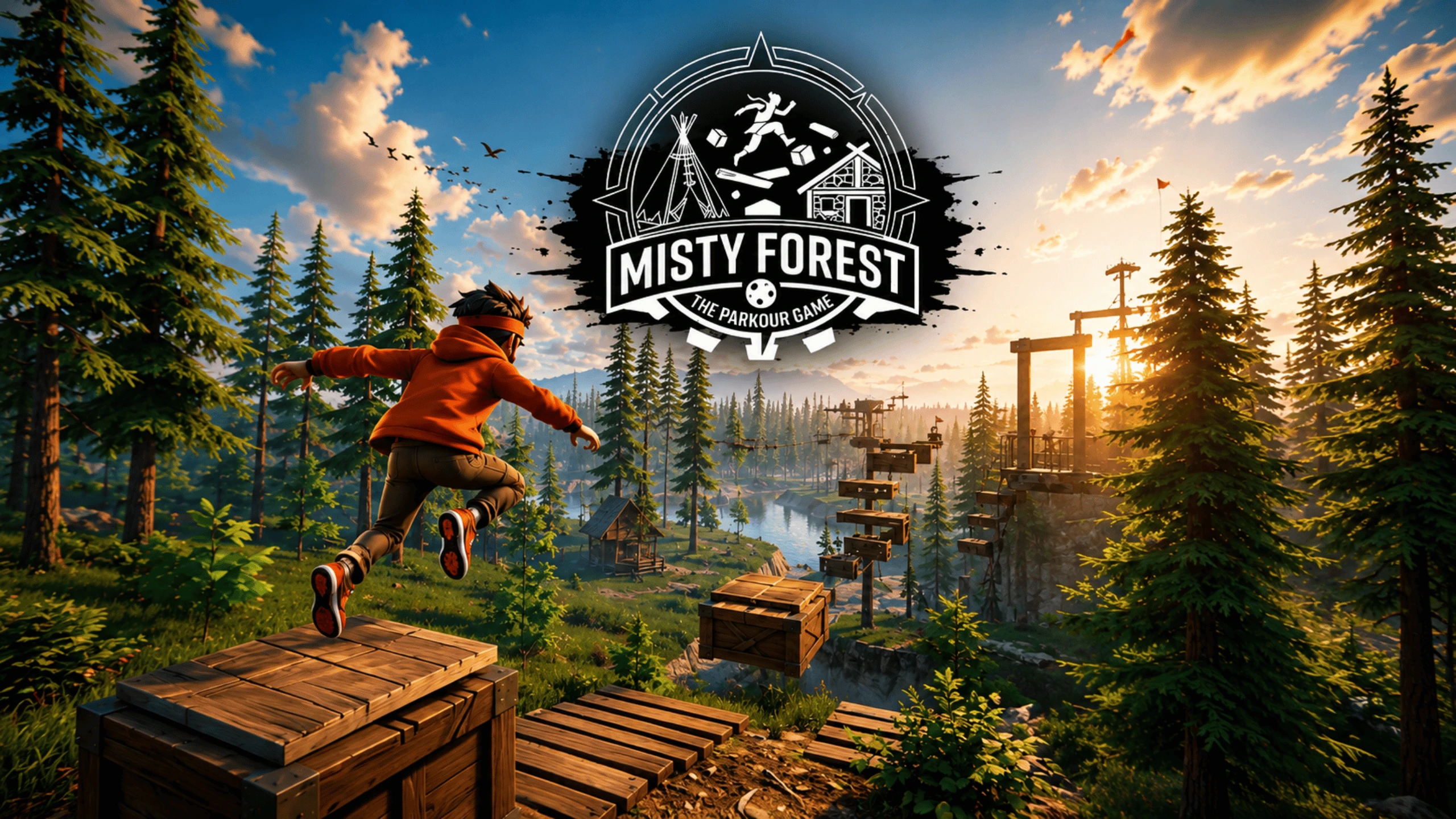 迷雾森林：跑酷游戏（Misty Forest: The Parkour Game） 游戏封面