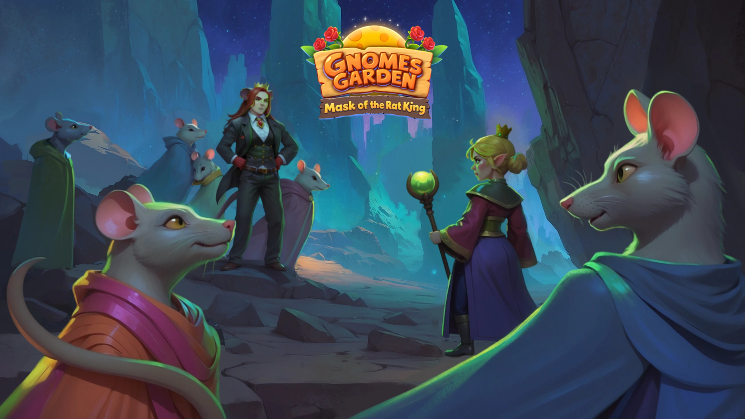 花园小矮人11：鼠王面具 收藏版（Gnomes Garden 11: Mask of The Rat King Collector's Edition） 游戏封面
