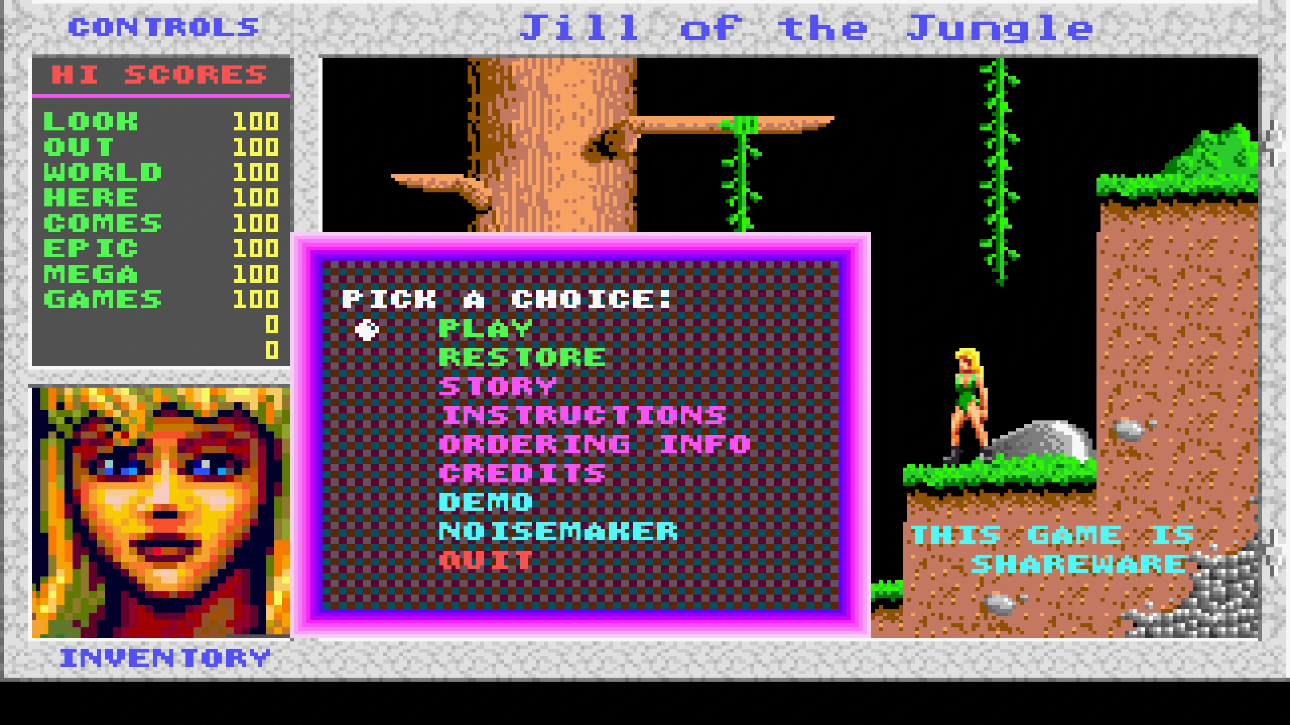 Jill of the Jungle：完整三部曲（Jill of the Jungle: The Complete Trilogy） 游戏封面