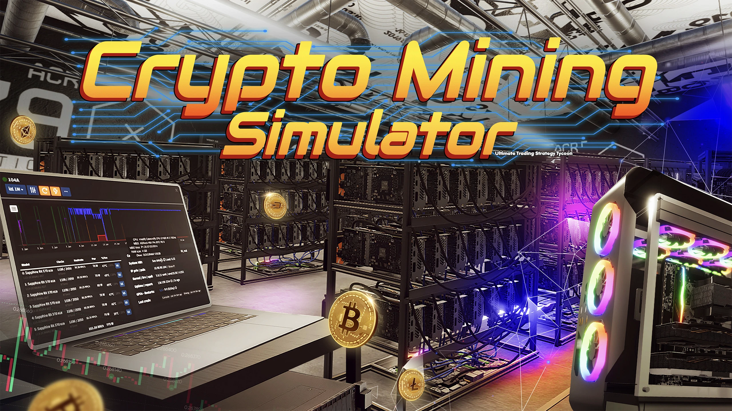 加密货币挖矿模拟器（Crypto Mining Simulator） 游戏封面