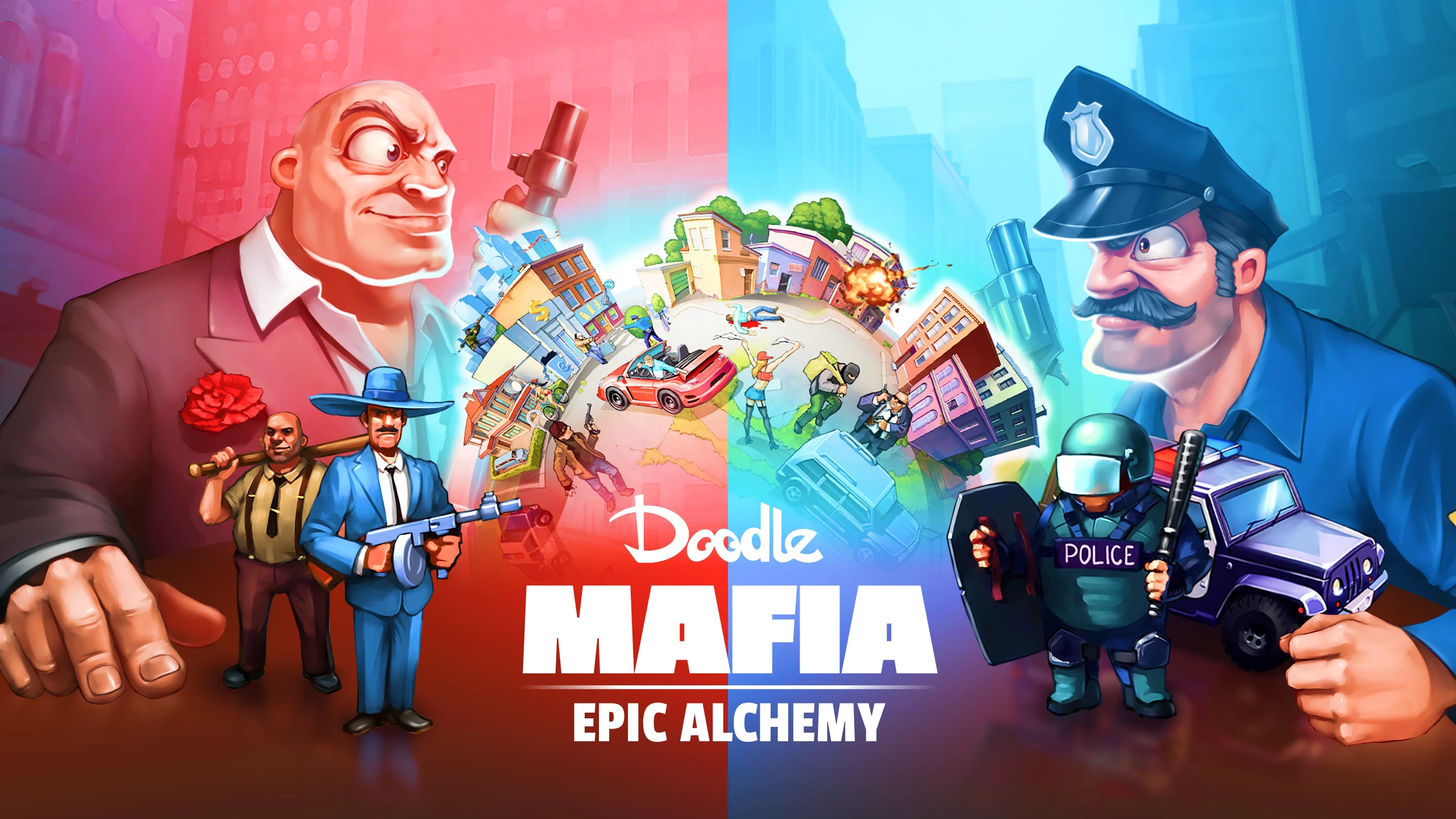 涂鸦上帝：史诗炼金术（Doodle Mafia: Epic Alchemy） 游戏封面