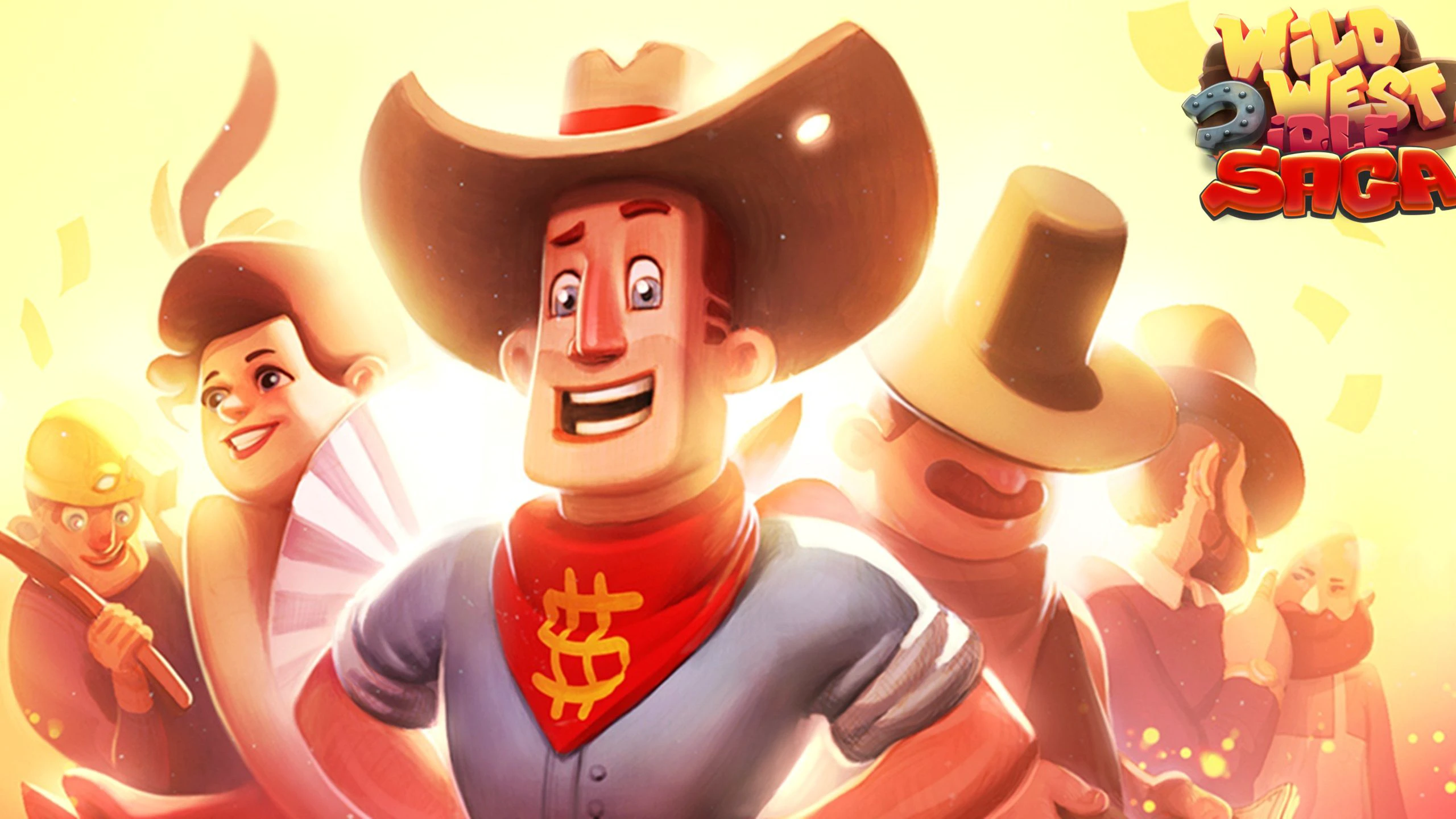 狂野西部闲置传奇（Wild West Idle Saga） 游戏封面