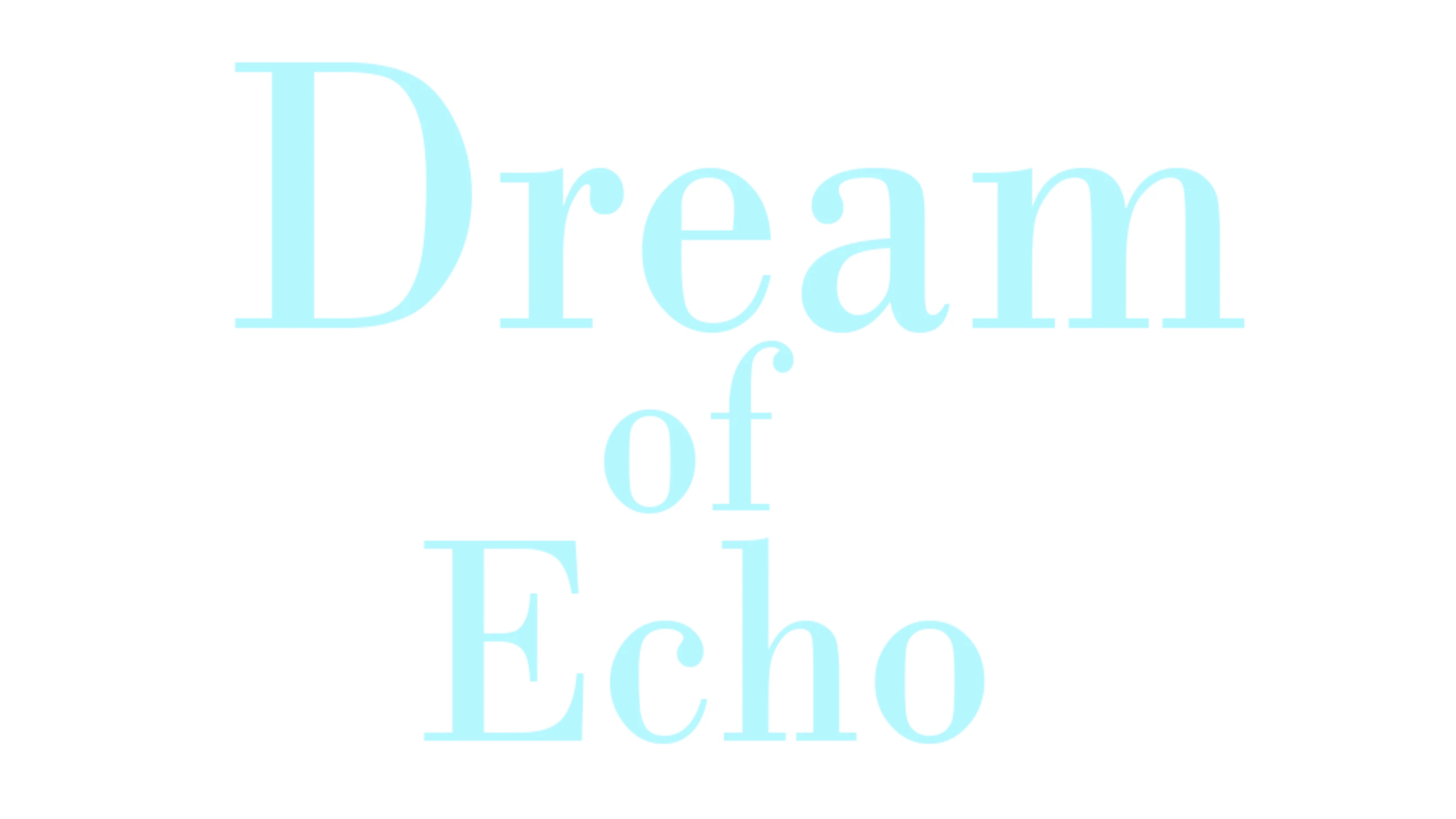 回声之梦（Dream of Echo） 游戏封面