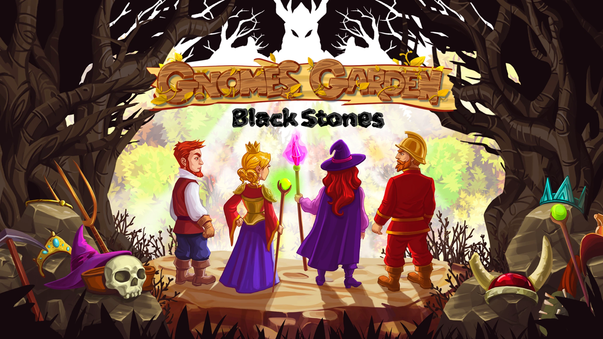 侏儒花园10：黑石 收藏版（Gnomes Garden 10: Black Stones Collector's Edition） 游戏封面