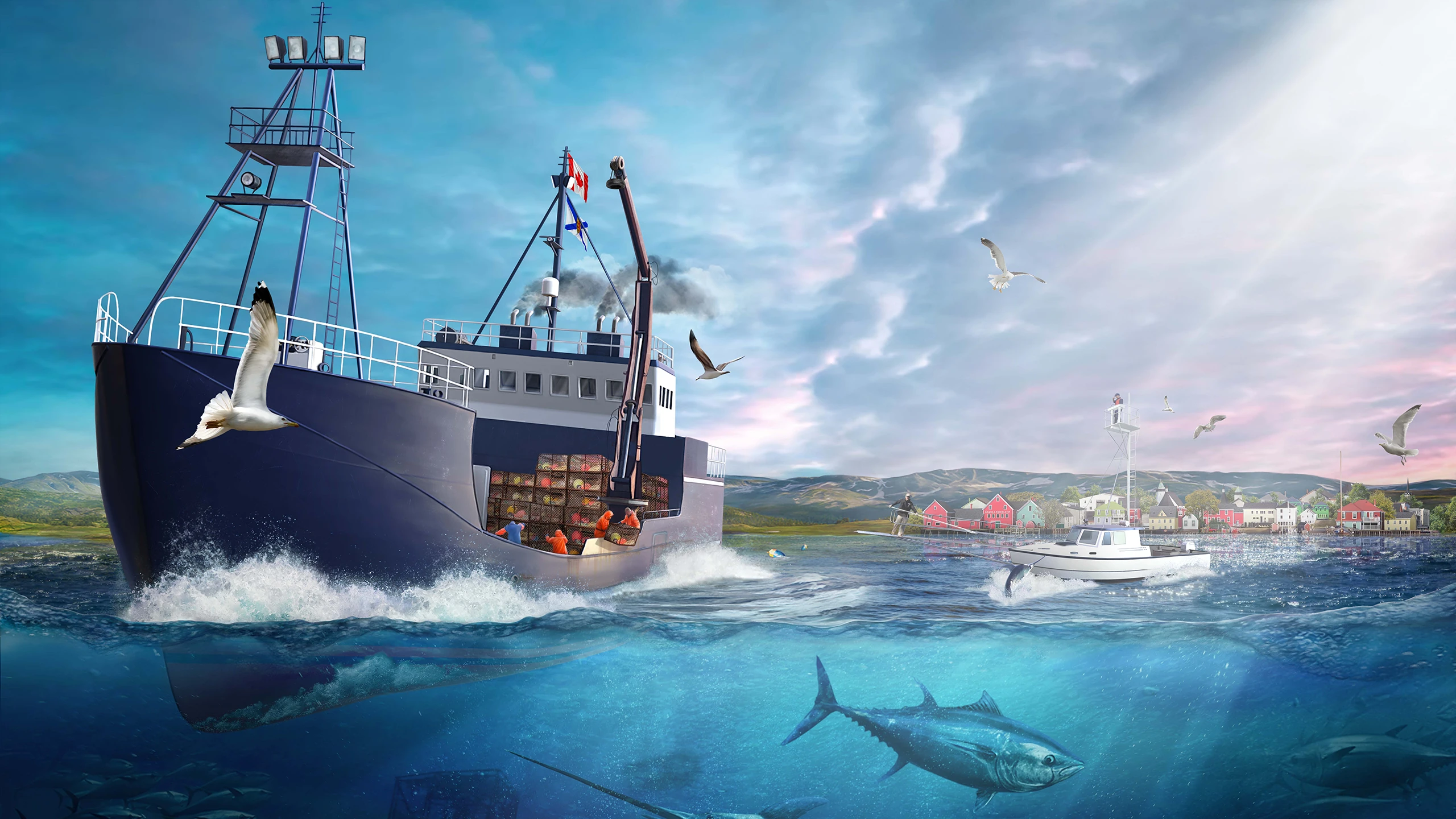钓鱼 - 北大西洋（Fishing - North Atlantic） 游戏封面