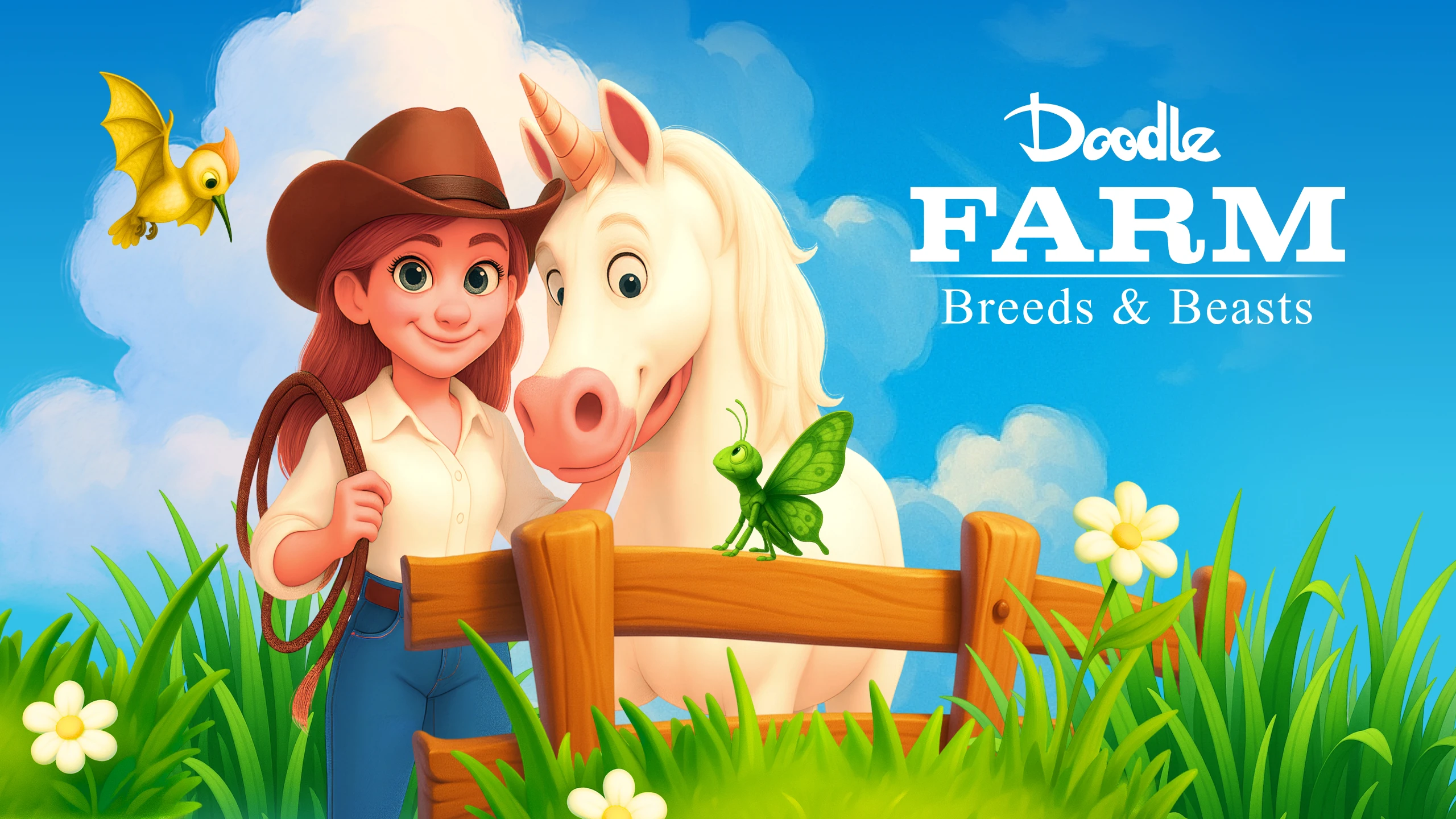涂鸦农场：品种与野兽（Doodle Farm: Breeds and Beasts） 游戏封面