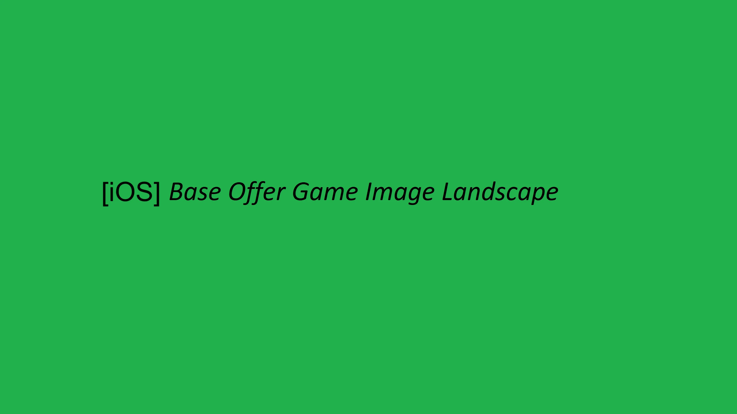 iOS App - 测试产品 11182024（iOS App - Test Product 11182024） 游戏封面
