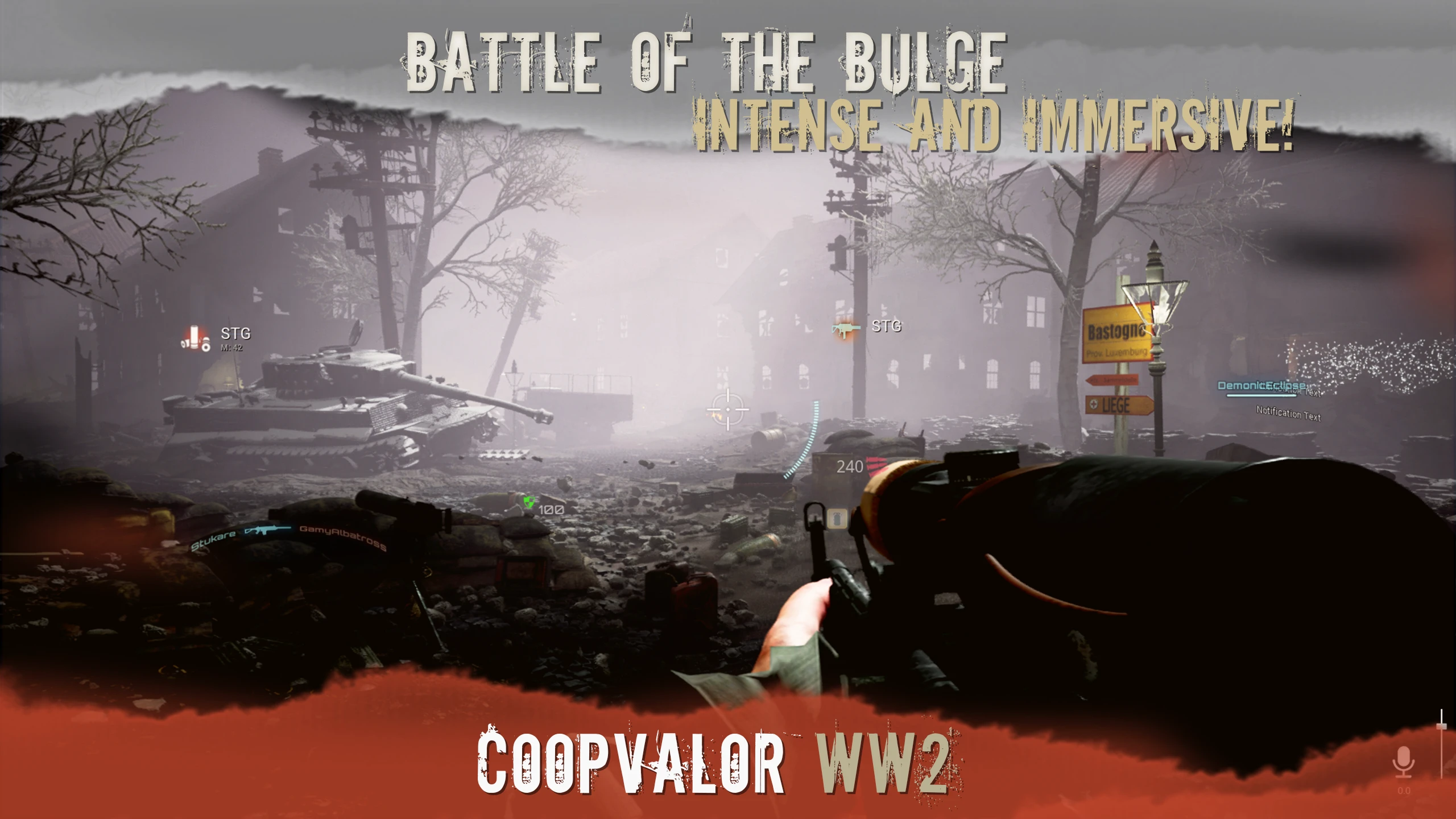 合作Valor：二战突出部战役（CoopValor WW2 Battle of the Bulge） 游戏封面