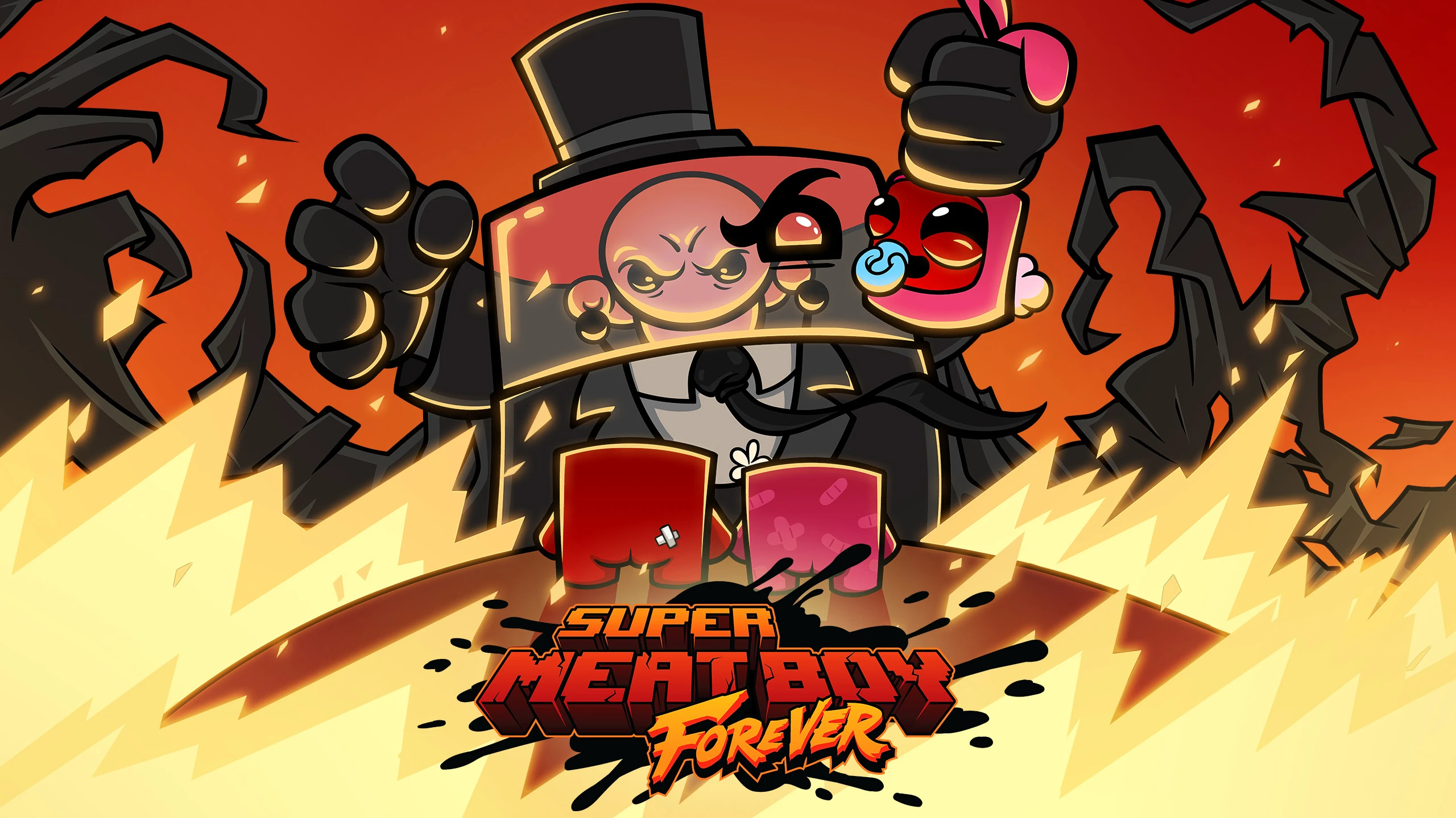 超级肉肉哥：永恒版 - 评测（Super Meat Boy Forever - Review） 游戏封面