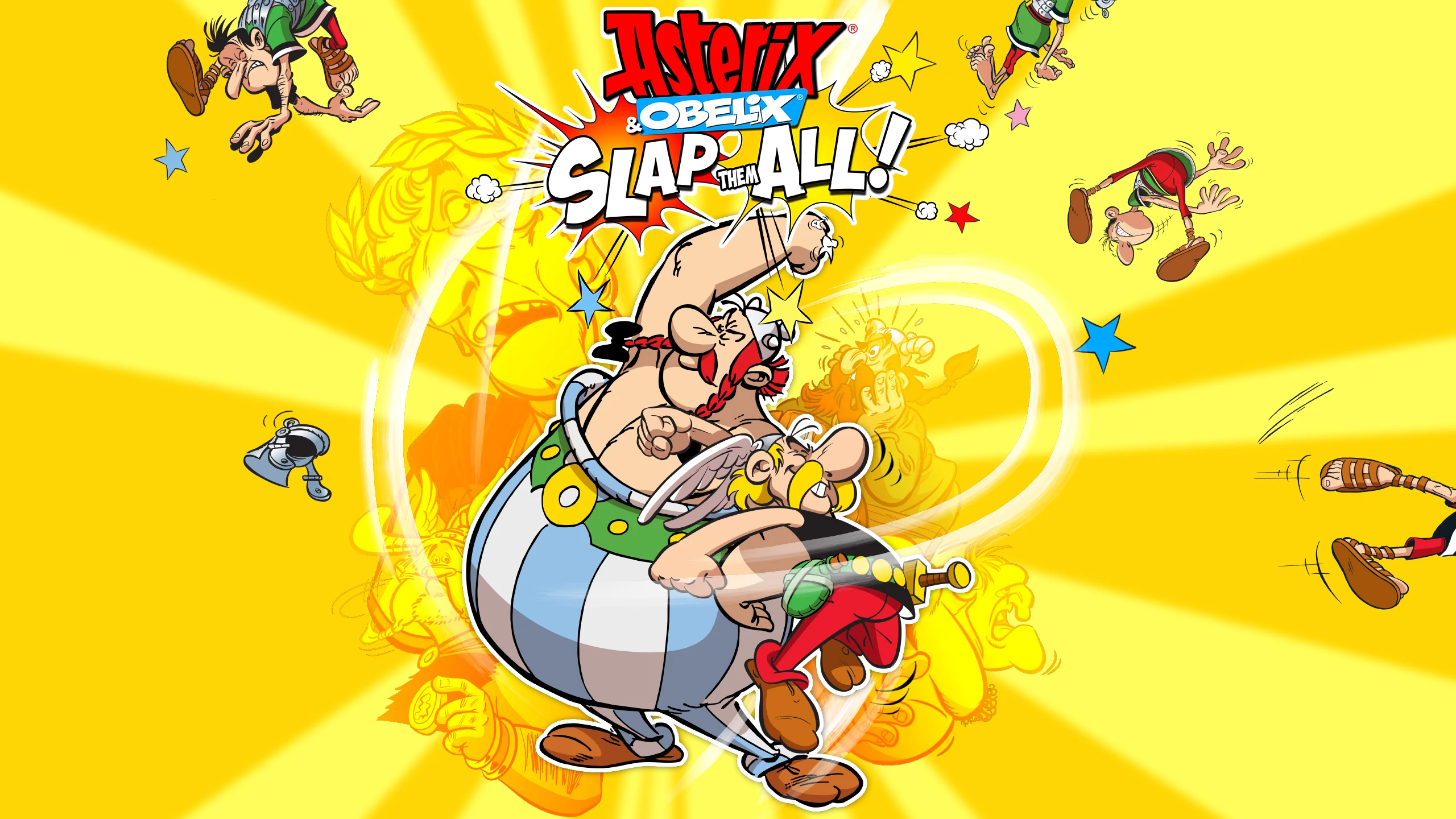 阿斯特里克斯与奥贝利克斯：痛扁他们（Asterix and Obelix Slap Them All） 游戏封面