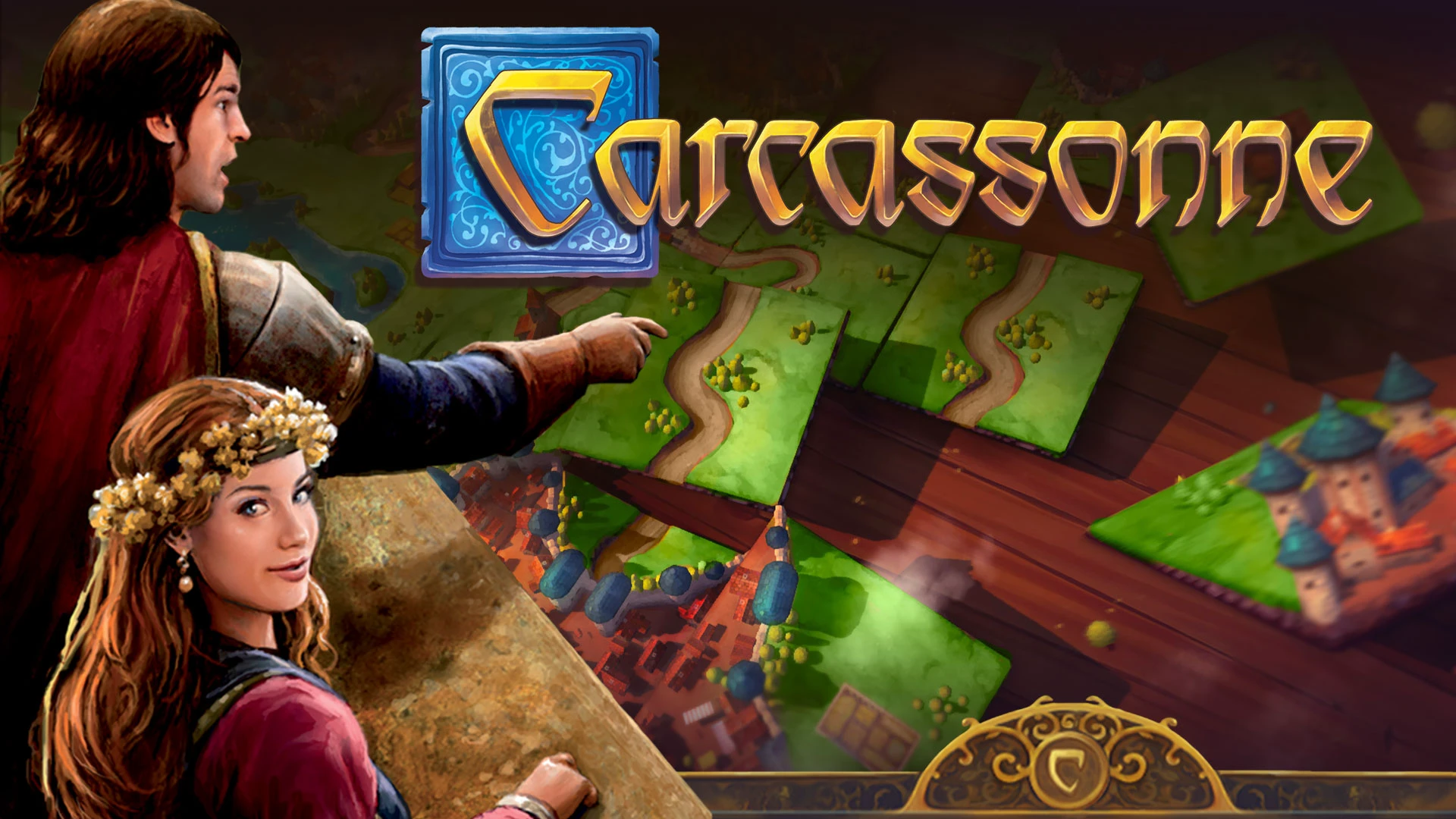 卡卡颂（Carcassonne） 游戏封面
