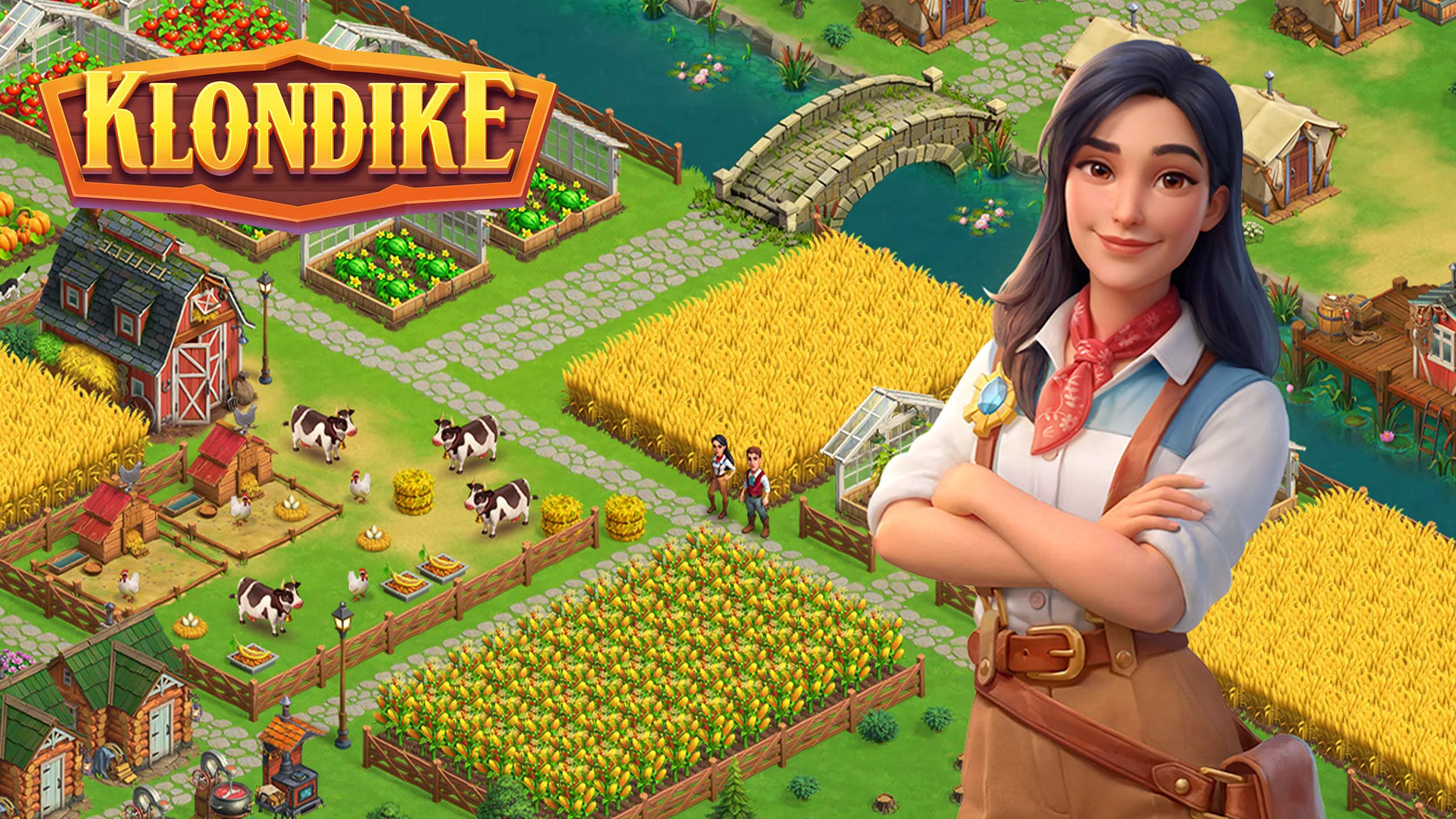 克朗代克冒险：农场游戏（Klondike Adventures: Farm Game） 游戏封面
