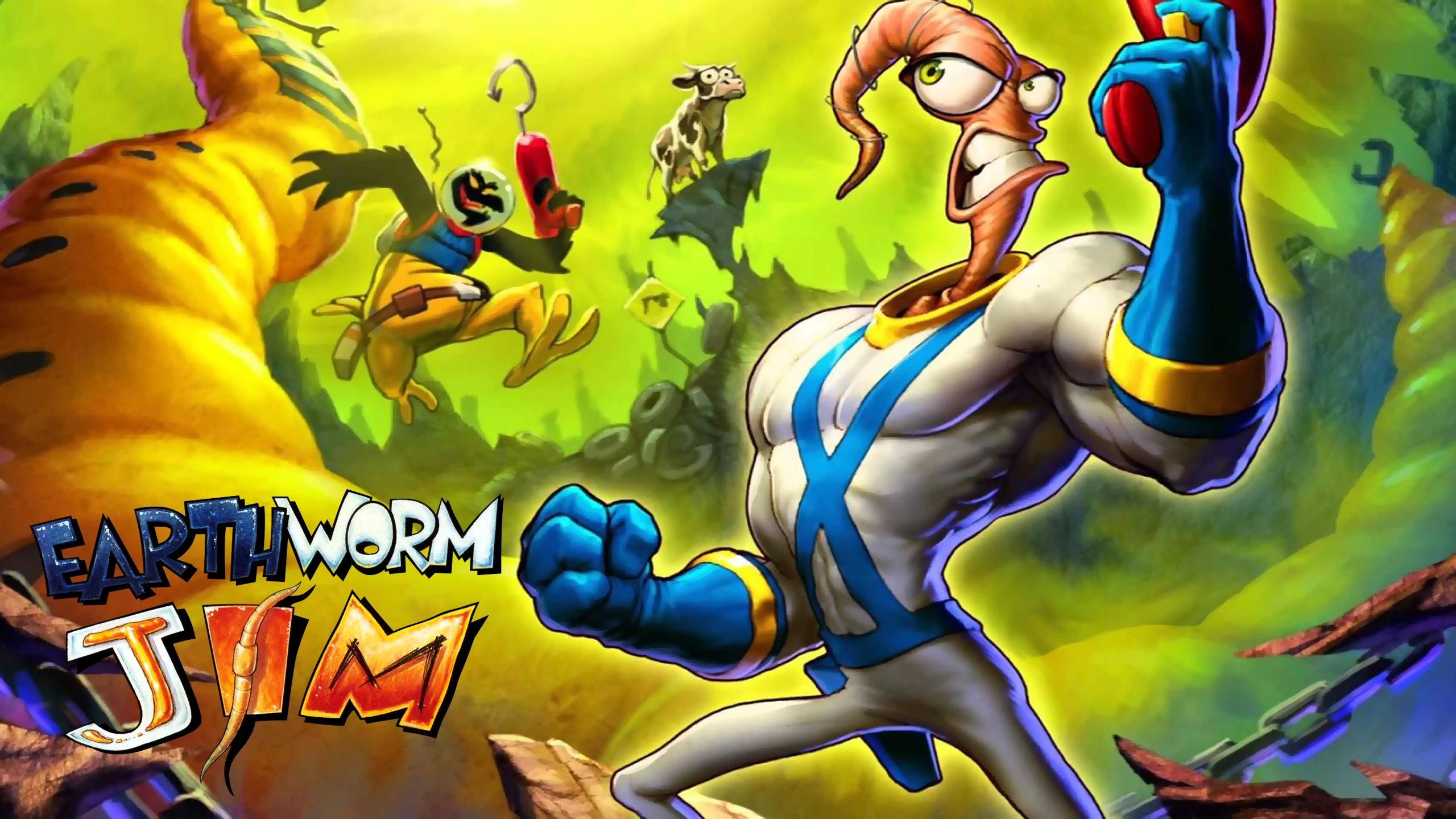 蚯蚓吉姆（Earthworm Jim） 游戏封面